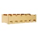 image 1 of Interiors By Premier Space Saving 6 Bottle Rose Gold Finish Wine Rack, Elegant Wine Bottle Rack For Cupboard, Stylish Wine Rack