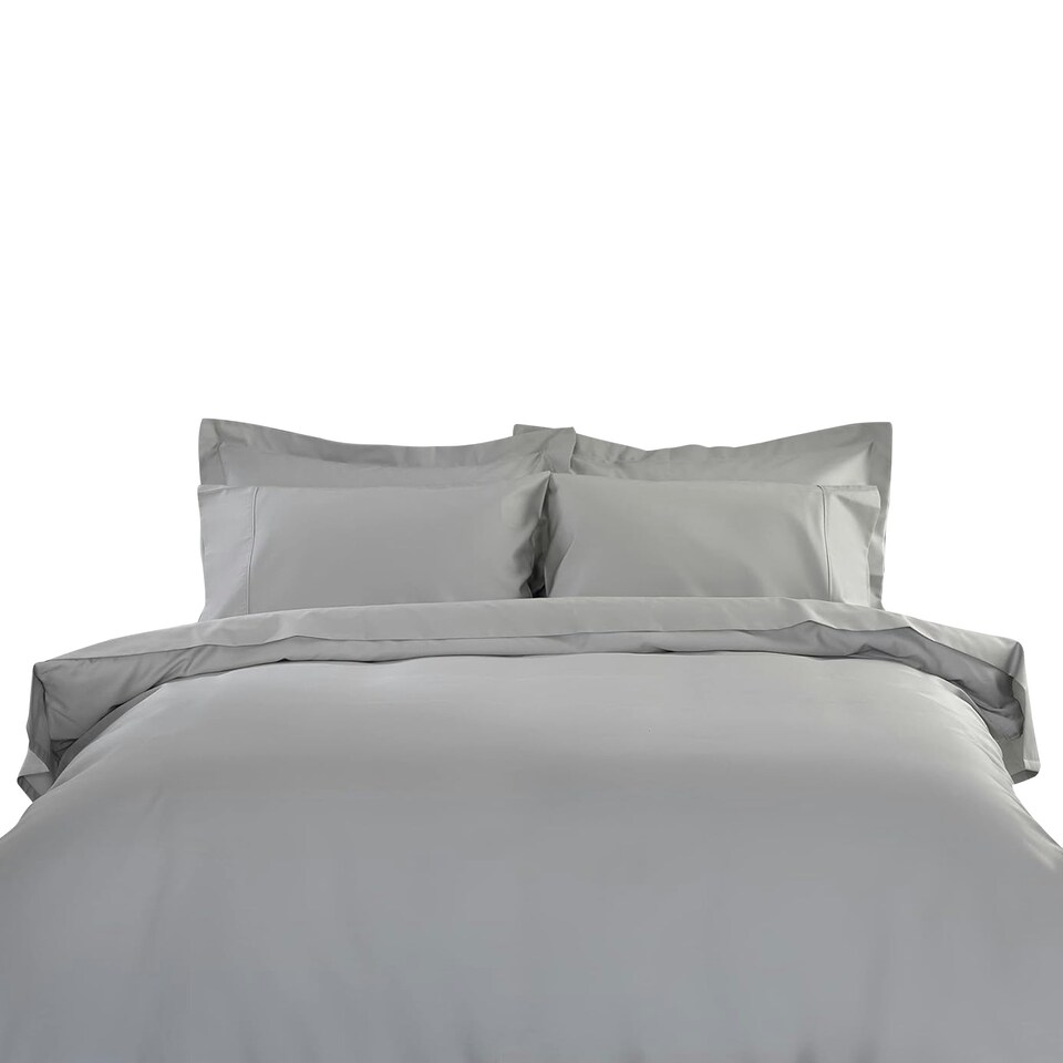 image 1 of Belledorm Bamboo Fitted Sheet - Platinum - Double