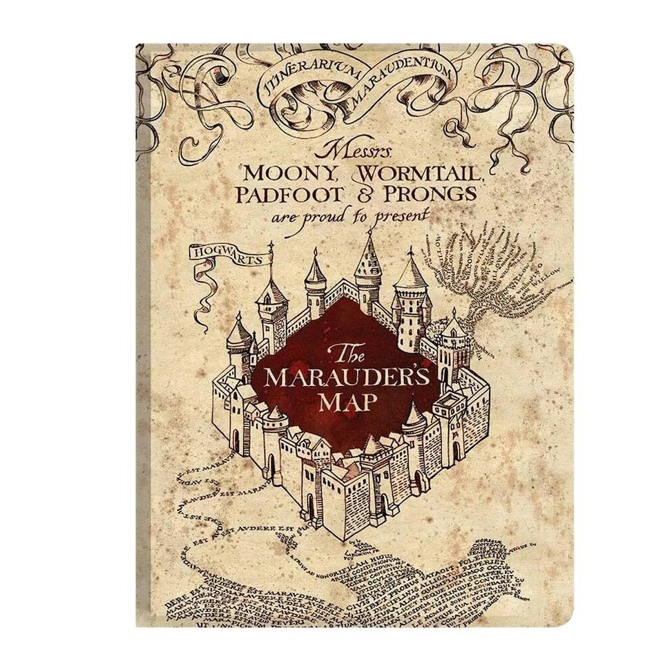 image 1 of Harry Potter Premium Notebook & Pen Set - Beige/Maroon - One Size