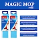 image 2 of Vileda Magic Mop Refill 3 Action Sponge Head Absorbent Foam Non Scratch Cleaning Mop Head Replacement Easy Pack of 2