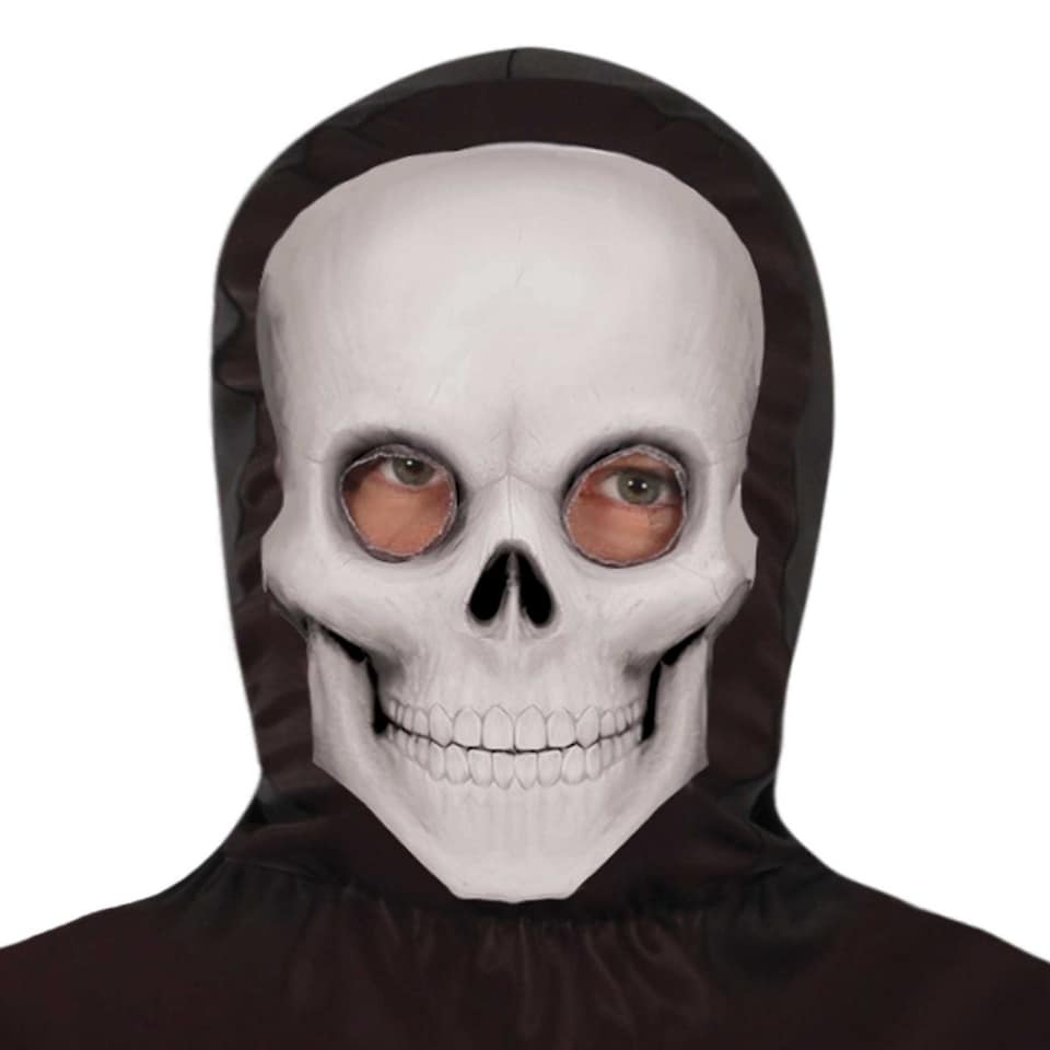 image 1 of Fiestas Guirca Mens Skeleton Bodysuit | Black | Black/White | M | 1