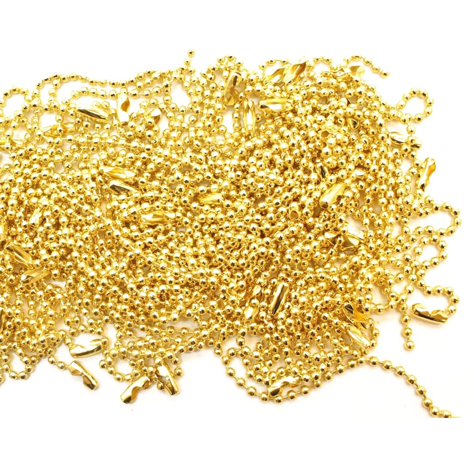 image 1 of 10cm Long Metal Ball Chain Extender for Label Tags - 100pcs