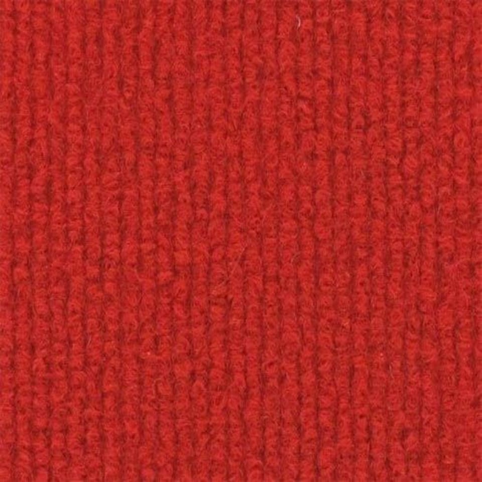 image 1 of 5 Metres Exhibition Quality Ribbed Heavy Duty Red Carpet Runner 2 Metres Wide