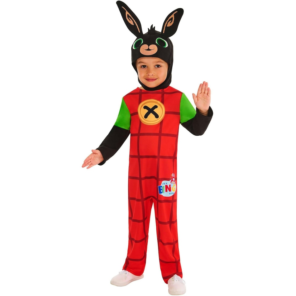 image 1 of Bing Childrens/Kids Classic Costume Set - Red/Black/Green - 1-2 Years 1-2 years