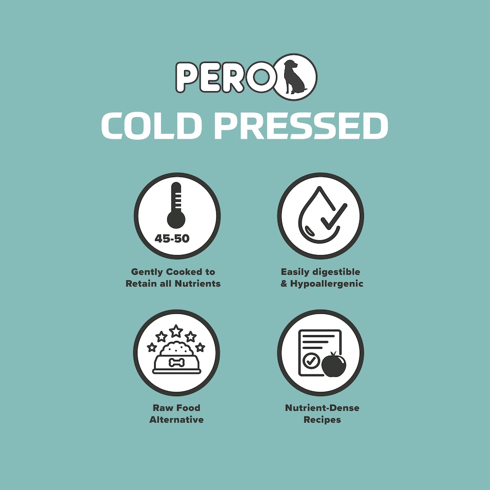 image 1 of Pero Cold Pressed Dog Food - Turkey Gastro | Brown | 2kg | Turkey | 1
