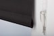 image 2 of FURNISHED Daylight Roller Blinds with Triple Diamond Eyelet Cut to Size Sheer Fabric | Black | Black | (W) 150cm x (L) 210cm