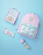 image 2 of Pusheen the Cat Girls Blue & Pink 4 Piece Backpack Set | School Rucksack Bundle with Pencil Case, Lunch Bag & Water Bottle | Kids Kitten Graphic Matching Accessories | Purple | Purple/Blue
