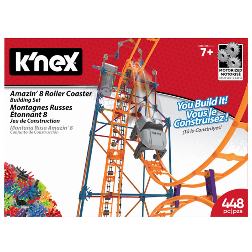 image 1 of K'NEX KN80216 Thrill Rides Amazin' 8 Roller Coaster