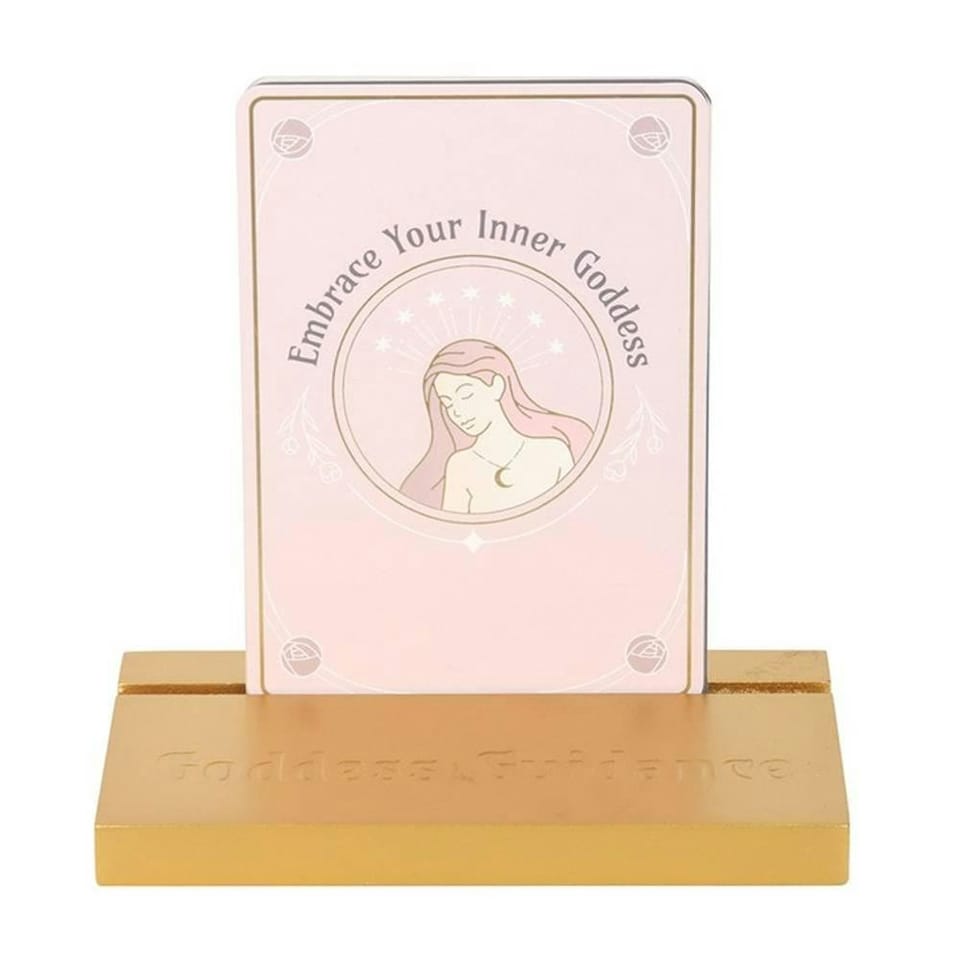 image 1 of Something Different Goddess Energy Affirmation Cards (Pack of 10) - Multicoloured - One Size