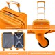 image 2 of Flight Knight 29" Extra Large Suitcase – 20kg Capacity Hard Shell Check-In Luggage with 4 Wheels  100+ Airlines Approved: Ryanair, EasyJet, Jet2, Wizz Air, BA Orange | Orange | Large
