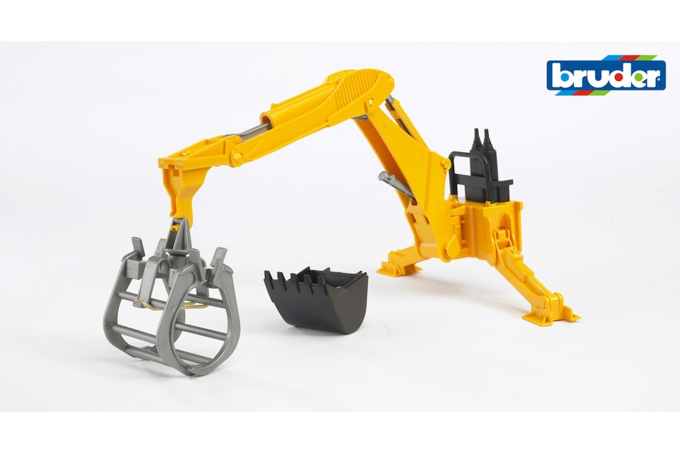 image 1 of Bruder Accessories Rear hydraulic arm with grab Accessory