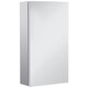 image 1 of HOMCOM Wall Mounted Bathroom Mirror Glass Storage Cabinet Stainless Steel