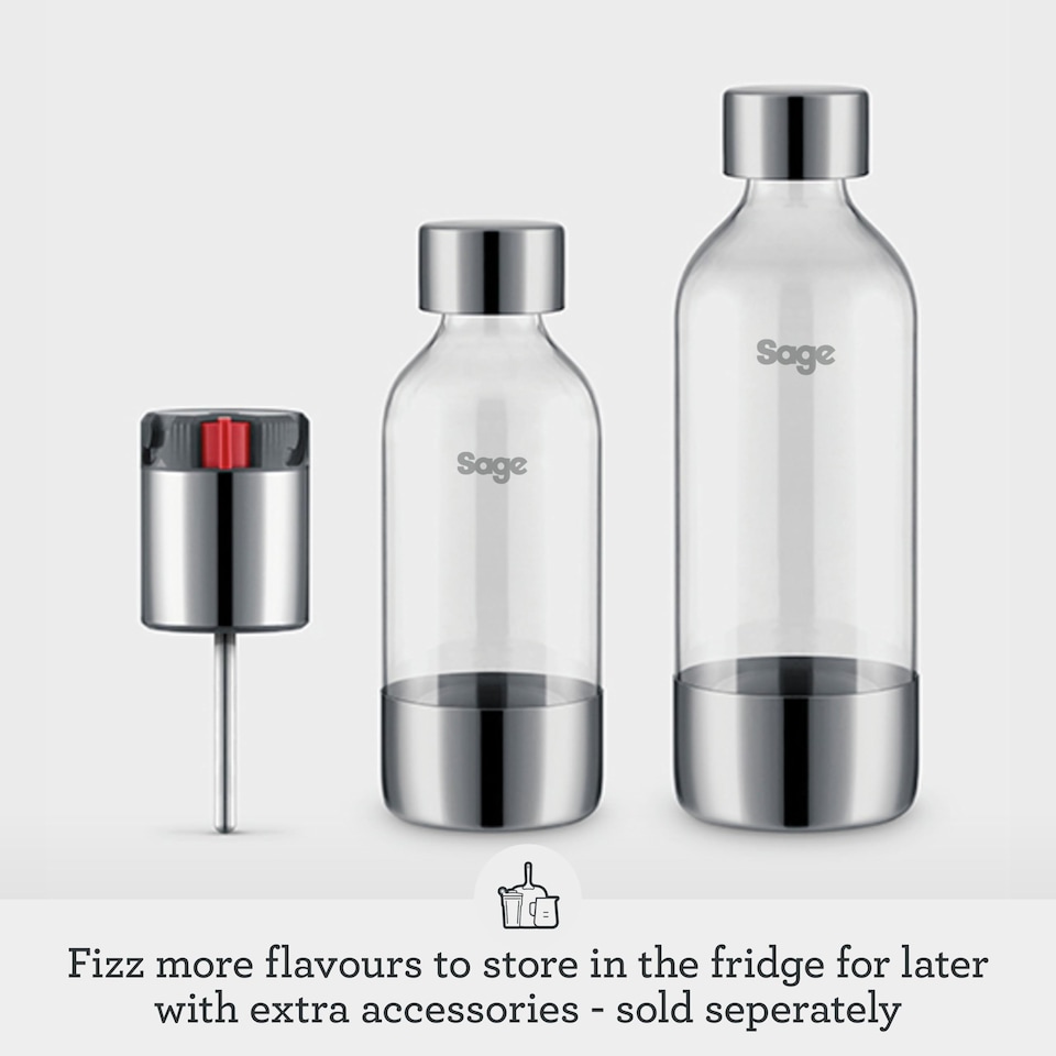 image 1 of Sage - The InFizz Fusion Home Soda Maker - For Juices, tea and all Fizzy Drinks, Black