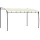image 1 of Outsunny 3 x 4m Metal Pergola, Outdoor Gazebo UV-Resistant, Cream White