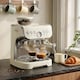 image 2 of HOMCOM Espresso Machine, Bean Grinder & Steam Wand, 15 Bar Pressure