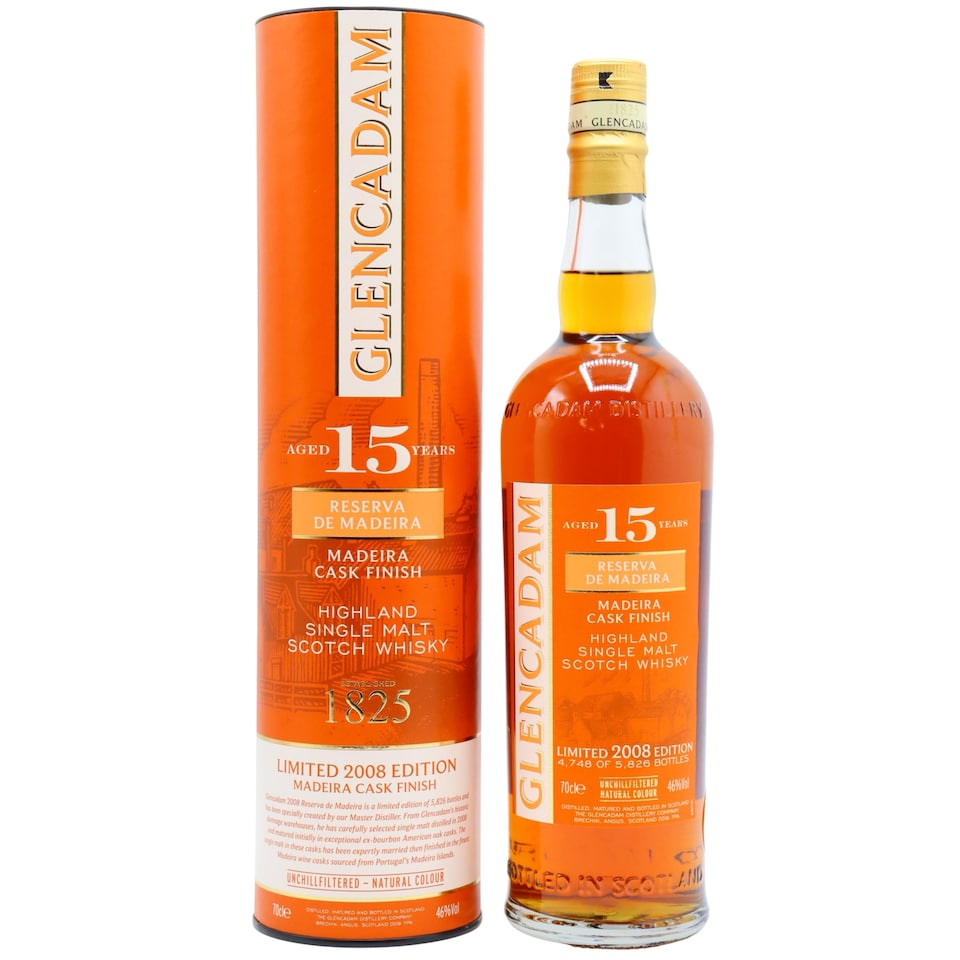 image 1 of Glencadam - Madeira Cask Finish Highland Single Malt Scotch 2008 15 year old Whisky