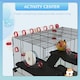 image 2 of PawHut Hamster Cage w/ Tunnels, Tubes, Ramps, Platforms, Hut, 78.5 x 48.5 x 57cm