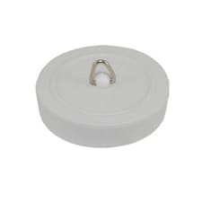 1 3/4'' White Rubber Plug 44mm - One Colour - One Size