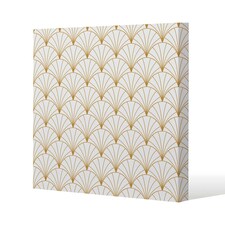 Gold Shells (Canvas Print) 127 x 127 x 4cm