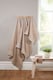 image 3 of Eden Weave Pure Cotton Bath Towels Set Of 2 | Brown | Mink | 2