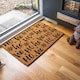 image 5 of Nicola Spring Christmas Coir Door Mat - 60 x 40cm - Ho Ho Ho