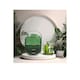 image 5 of Groundlevel Luxury Makeup Storage Organiser Lift-Up Lid Two Smooth-Glide Drawers | Green
