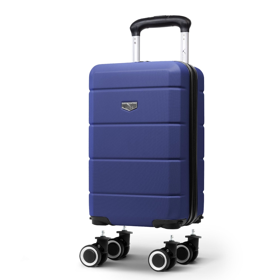 image 1 of Lugg Jetset Lightweight ABS Hard Shell Cabin Suitcase with 4 Spinner Wheels (40x30x20cm)