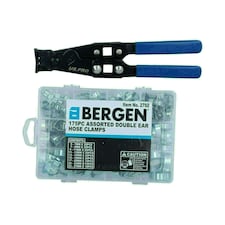 Ear Type O-Clip Pliers CV Joint Crimping Tool And 175pcs Hose Clip Clamps