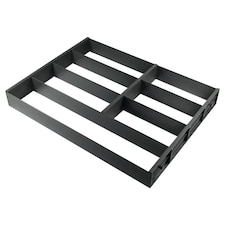 FittingsCo, Metal Cutlery and Utensil Divider for 800 to 1000mm Drawers, 450-700mm
