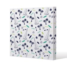 Waves Rider (Canvas Print) / 127 x 127 x 4cm | Multi