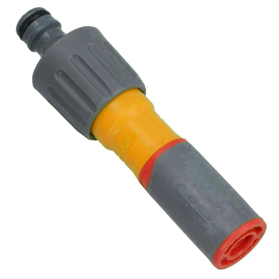 image 1 of 4PC Hozelock Garden Hose Fittings Tap Connectors Sprayer Nozzle Starter Kit