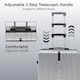 image 4 of Alivio 3-Piece Lightweight Expandable Hard Shell ABS Suitcase with Spinner Wheels