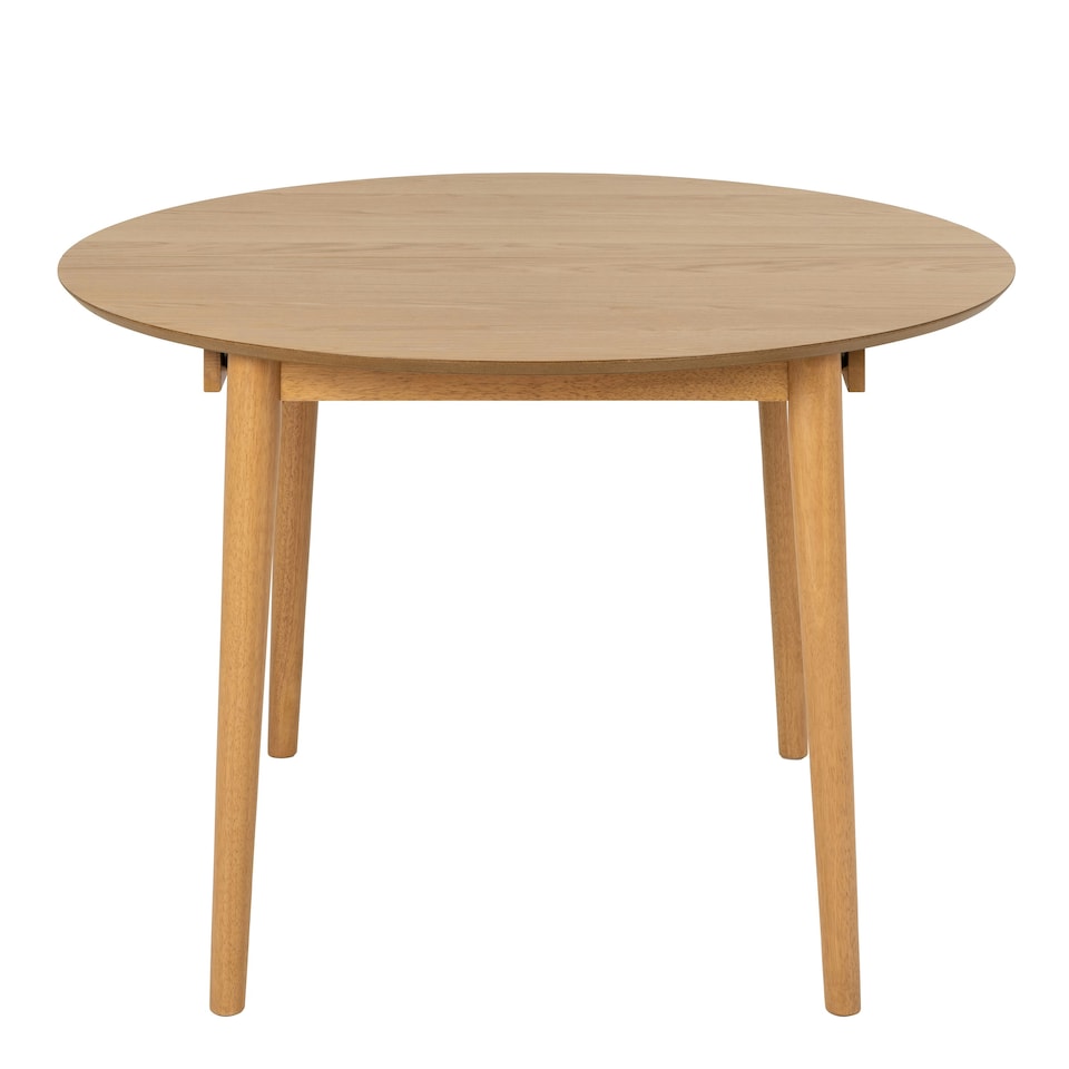 image 1 of Montreux Round Extending Dining Table in Oak 115-154 cm