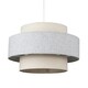 image 4 of ValueLights Pair of Grey Ceiling Pendant Shade
