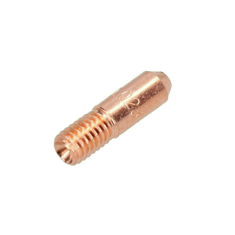 image 1 of 1.0mm Mini Contact Tips 5pk & Shroud Hobby Welding Torch Welder MIG Gas