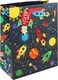 image 2 of Space Theme Solar System Happy Birthday Large Gift Bag