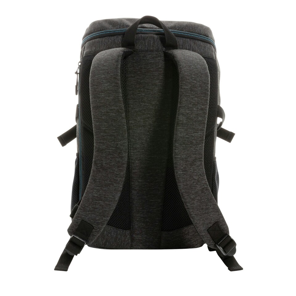 image 1 of XD Collection PVC Free Easy Access Laptop Backpack - Black - One Size Black