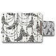 image 2 of Hand drawn Bohemian chic style (Placemat & Coaster Set)