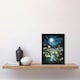image 2 of Moonlit Dancing Fireflies By Buttercup Brook Black Framed Wall Art Print A4