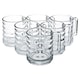 image 5 of 320ml Mugs Modern Clear Glass Tea Coffee Cups Hot Drinks Latte Glasses Set of 6