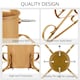 image 4 of Holly International Traditional Metal Scroll Leg Christmas Tree Stand for Real Trees to 3m - Gold
