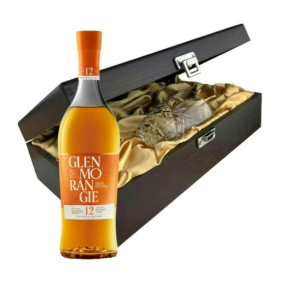 image 1 of Glenmorangie Original 12 Year Old Whisky In Luxury Box With Royal Scot Glass 70cl 40% abv