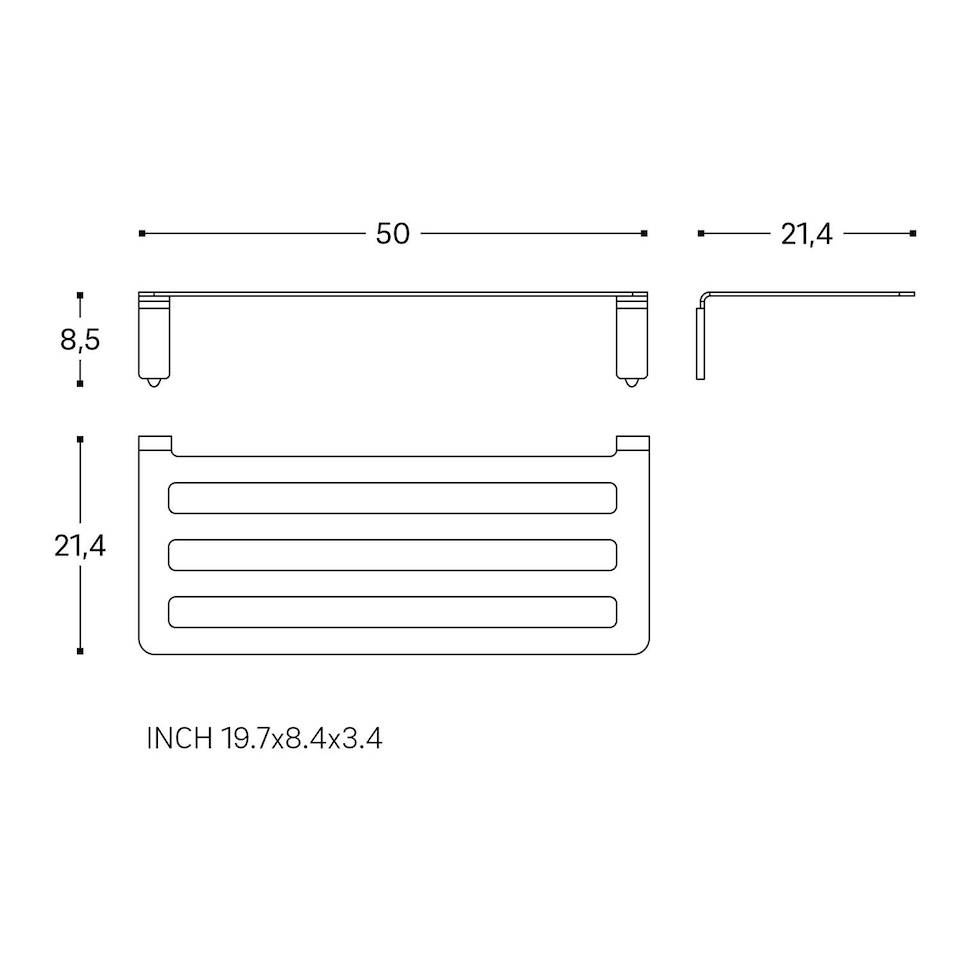 image 1 of COSMIC Towel rack, Chrome, LINE Collection