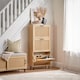 image 3 of SoBuy 3 Flip-Drawer Shoe Cabinet, Light Oak, 23.6x9.4x50.0 in, 24.5 kg - FSR155-N