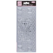 Outline Stickers - Hearts
