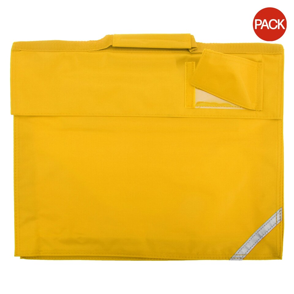 image 1 of Quadra Junior Book Bag - 5 Litres (Pack of 2) - Yellow - One Size
