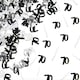 image 4 of 14g 70th Black Happy Birthday Confetti