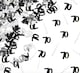 image 4 of 70th Birthday Confetti Black & Silver 1 pack x 14 grams birthday decoration Foil Metallic 1 pack