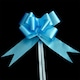 image 1 of 60 Pale Blue Pull Bows 30mm