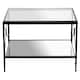 image 4 of Interiors by Premier Coffee Table With Black Finish Frame Black